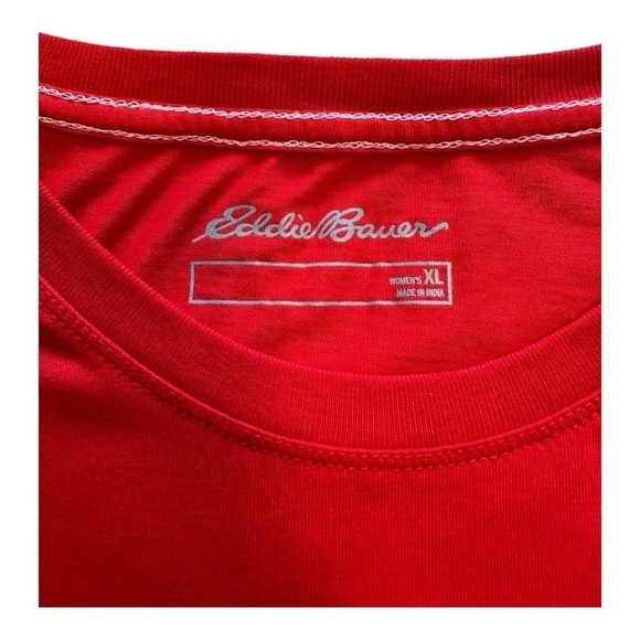 Eddie Bauer Maple Leaf T-Shirt Short Sleeve Crewneck Cotton Blend Tee Size XL - Picture 5 of 8